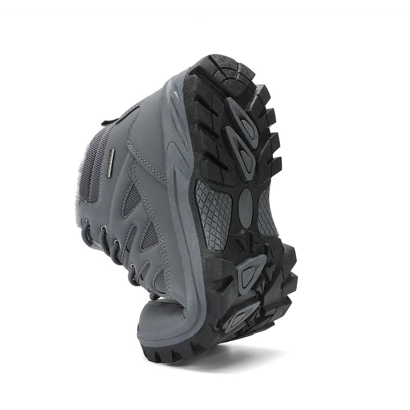 2025 Mens Winter Shoes Snow Boots Winter Boots Snow Shoes Insulated Fur Liner Winter Warm Hiking Shoes Walking Sneaker Winter Footwear Outdoor