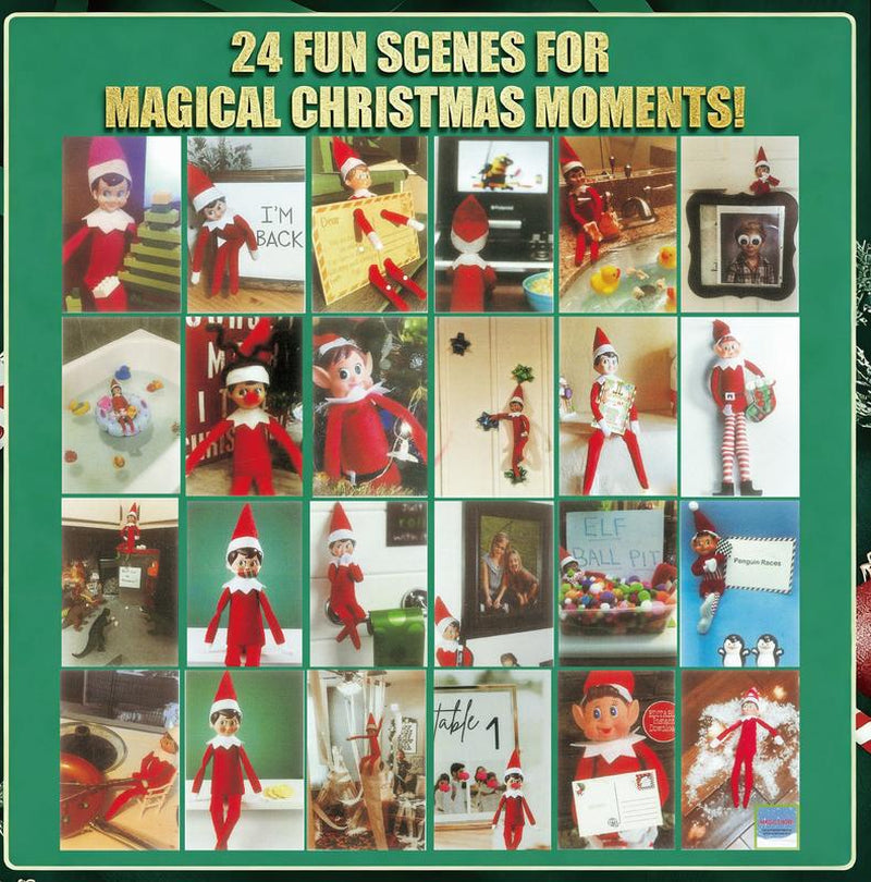 2025 Magical Christmas Elf Kit: Countdown to Christmas with 24 Days of Enchanting Elf Adventures & Decorations