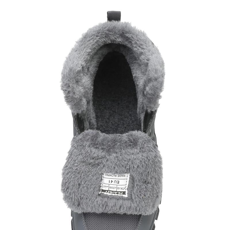 2025 Mens Winter Shoes Snow Boots Winter Boots Snow Shoes Insulated Fur Liner Winter Warm Hiking Shoes Walking Sneaker Winter Footwear Outdoor