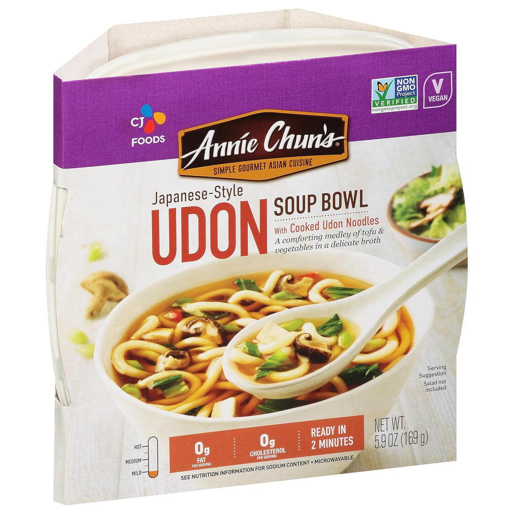 Soup Bowl, Japanese Style Udon, Non GMO, Vegan, 5.9 Oz (Pack of 6)