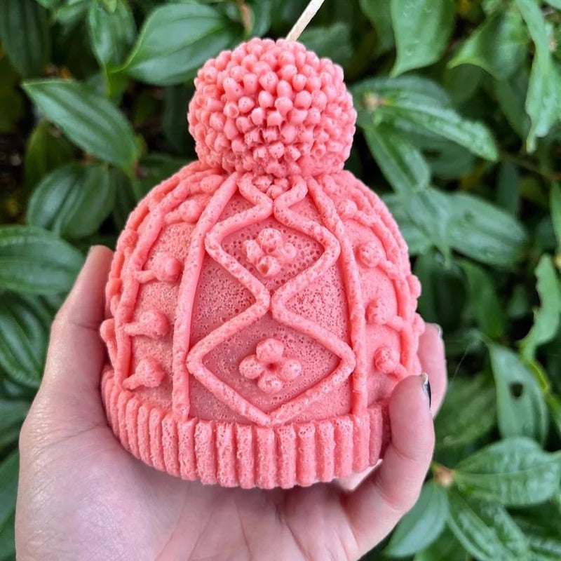 Cute Winter Hat Candle - Festive Home Decor Ornament - Ornaments